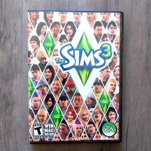 The Sims 3 PC Mac DVD 2009 Electronic Arts EA Video Game Complete with Manual